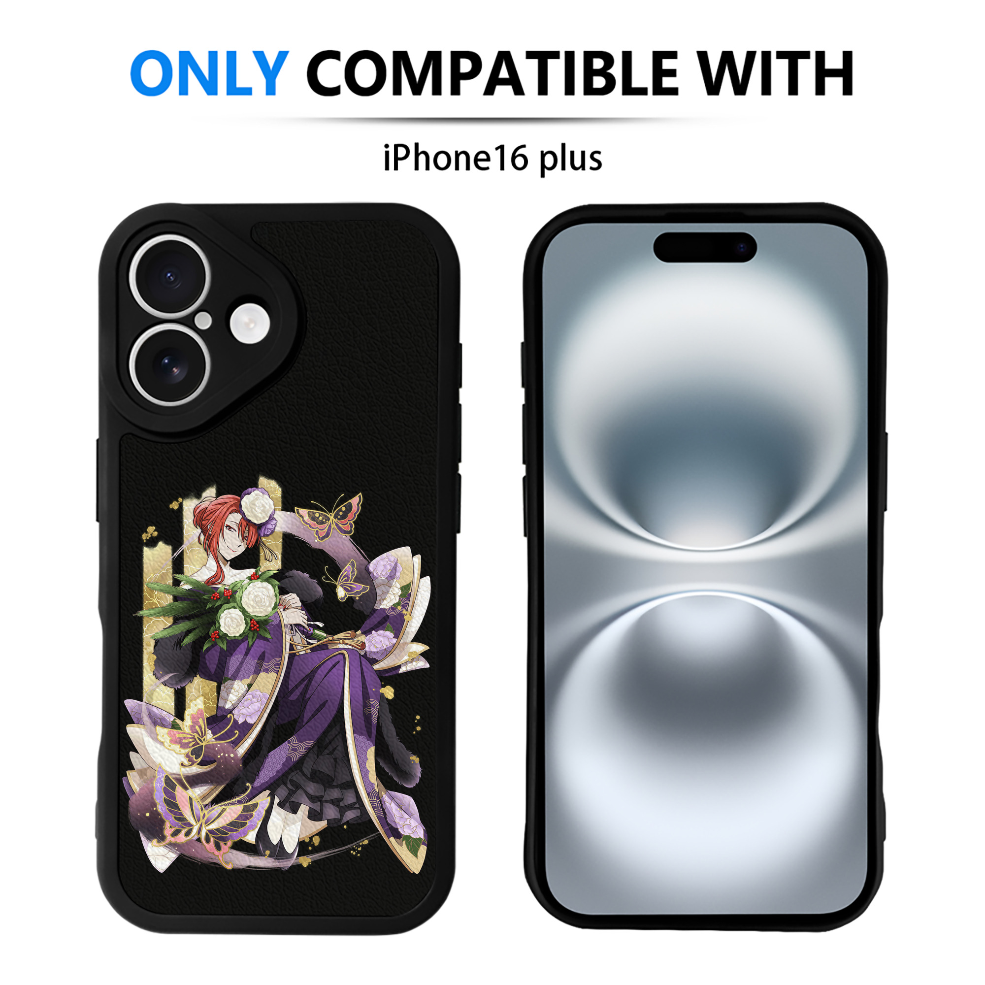 （画像用） 文豪ストレイドッグス Bungo Stray Dogs 【iPhone 16シリーズ対応】シリコンスマホケース（レザー調） 材質：シリコン